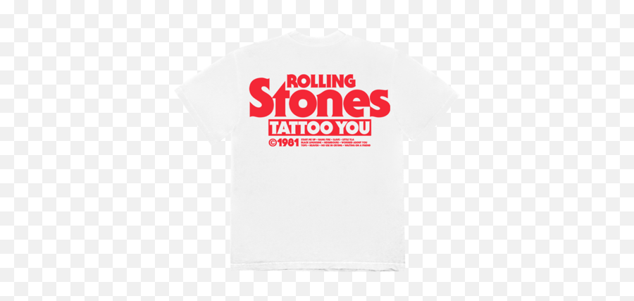 The Rolling Stones Official Online Store - Short Sleeve Emoji,Glass Gase Of Emotion Merchandise