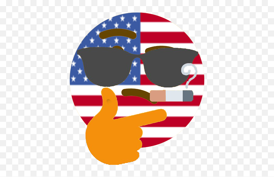 Thinking - American Emoji,4th Of July Emoji Pictures