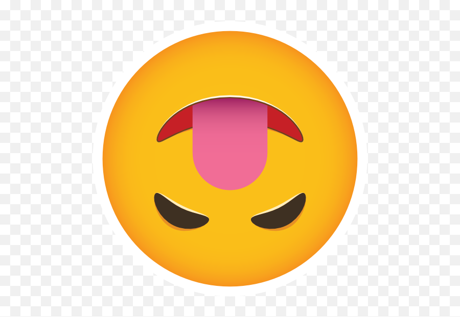 Phone Emoji Sticker Upside Down Tongue Out - Upside Down Tongue Out Emoji,Upside Down Emoji