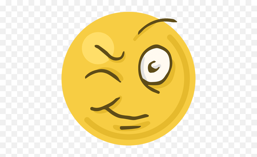 Wink Face Emoji - Cara De Emoji Png,Winking Emoji