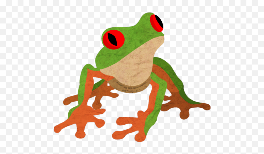 Drawing Of The Red - Eyed Tree Frog Clipart Free Image Download Emoji,Twitter Frog Emoticon