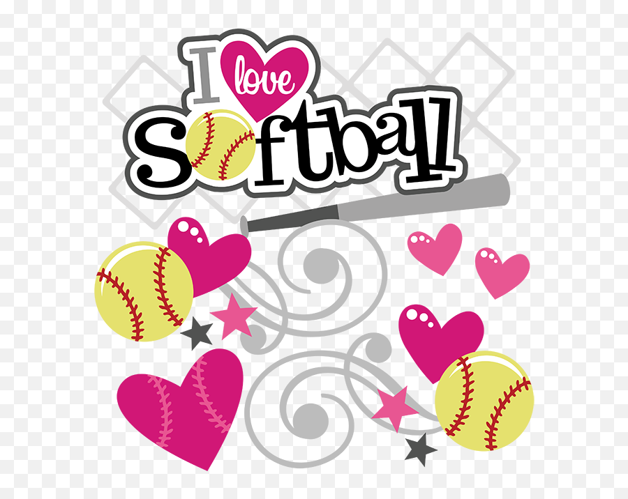 Emoji Clipart Softball Emoji Softball - Love Softball Svg,Softball Emojis