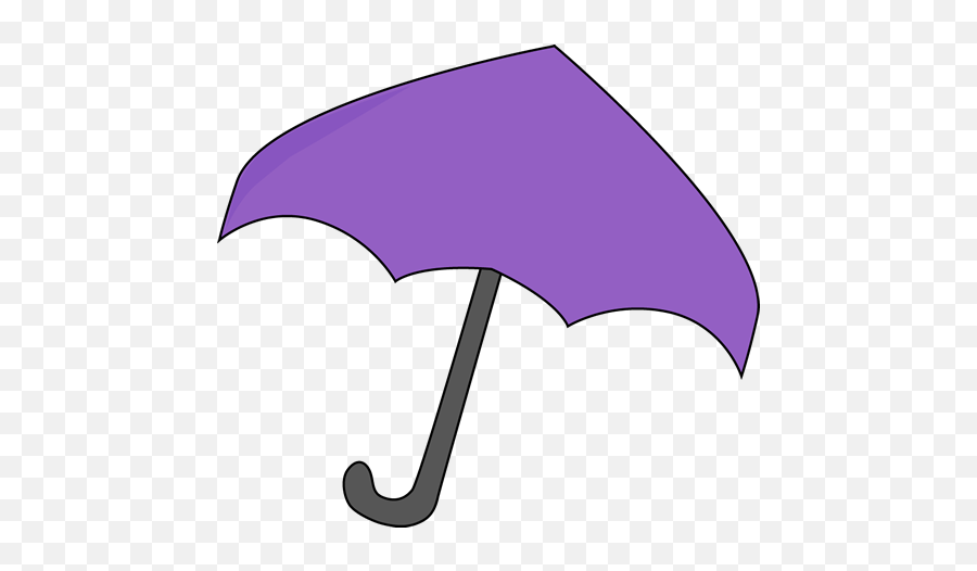 Clipart Umbrella Purple Umbrella - Purple Clip Art Emoji,Purple Umbrella Emoji