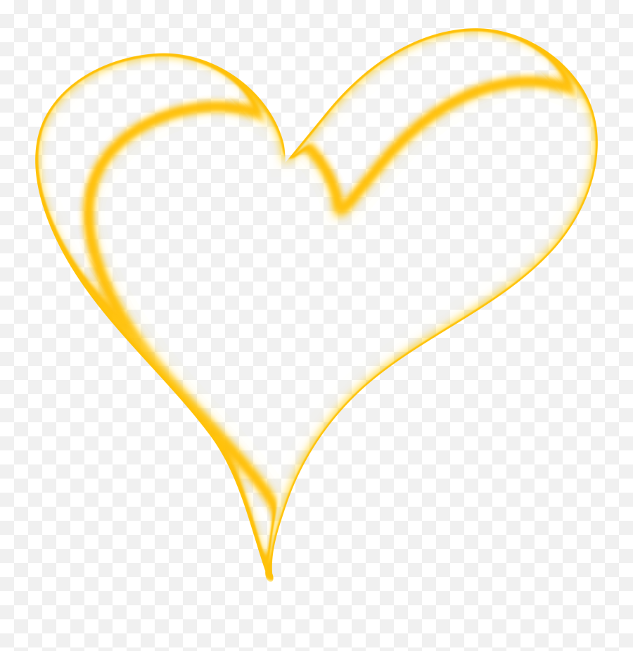 Gold Heart Png - Gold Computer Icons Heart Yellow Symbol Emoji,Gold Heart Emoji
