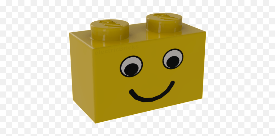 Lego 3005pe1 4107722 Green Brick 1 X 1 With Eye Simple Black - Happy Emoji,Black Eye Emoticon