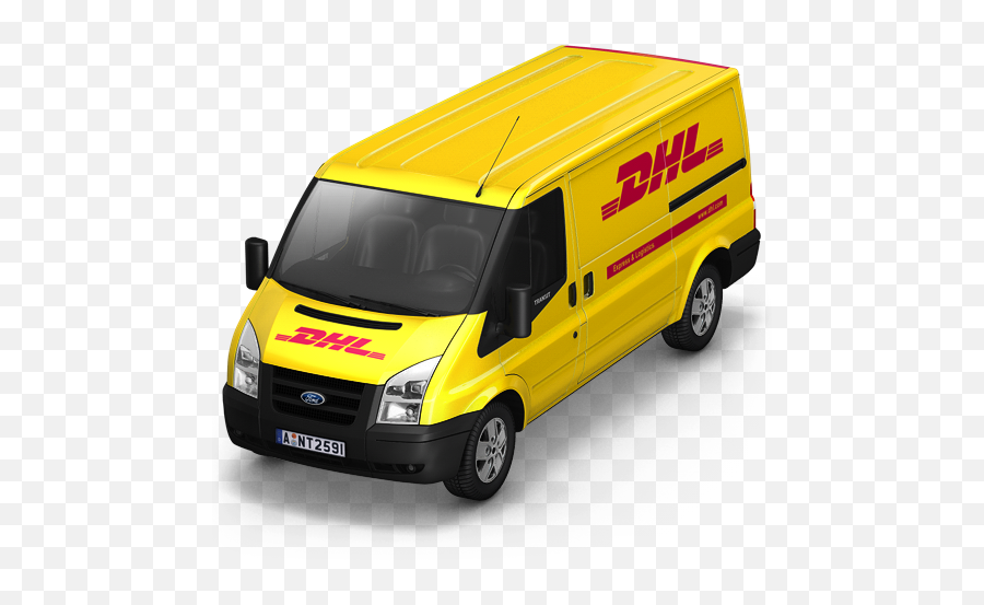 Dhl Van Front Icon Container 4 Cargo Vans Iconset Antrepo - Dhl Ico Emoji,Moving Truck Emoji