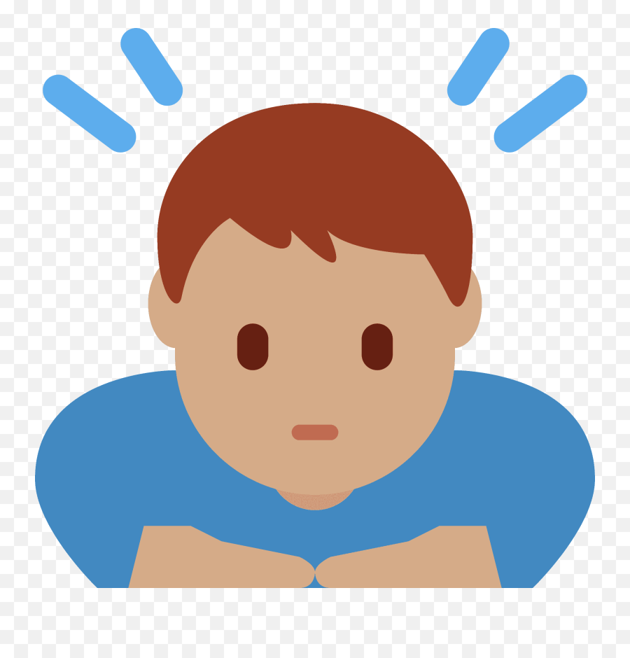 Person Bowing Emoji With Medium Skin Tone Meaning And - Que Significa Este Emoji,Bow Emoji