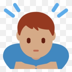 Person Bowing Emoji With Medium Skin Tone Meaning And - Que Significa Este Emoji,Bow Emoji