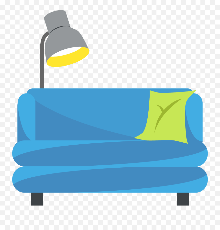 Couch And Lamp - Couch Emoji,Emoji Furniture