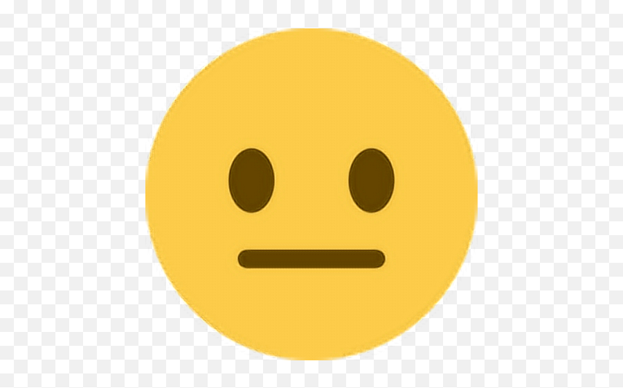 Expressionless Unhappy Upset Sticker - Neutral Face Emoji,Expressionless Emoji