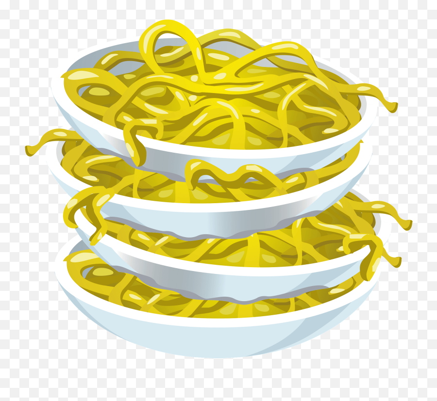 Tangy Noodles In Bowls Stacked Up - Noodle Clipart Transparent Background Emoji,Noodles Emoji