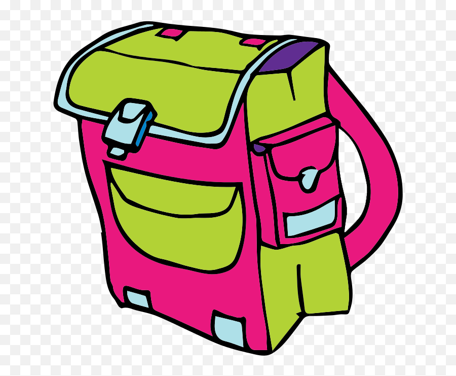 Backpack School Supplies Images Clip - Animated School Bag Png Emoji,Emoji Backpacks For School
