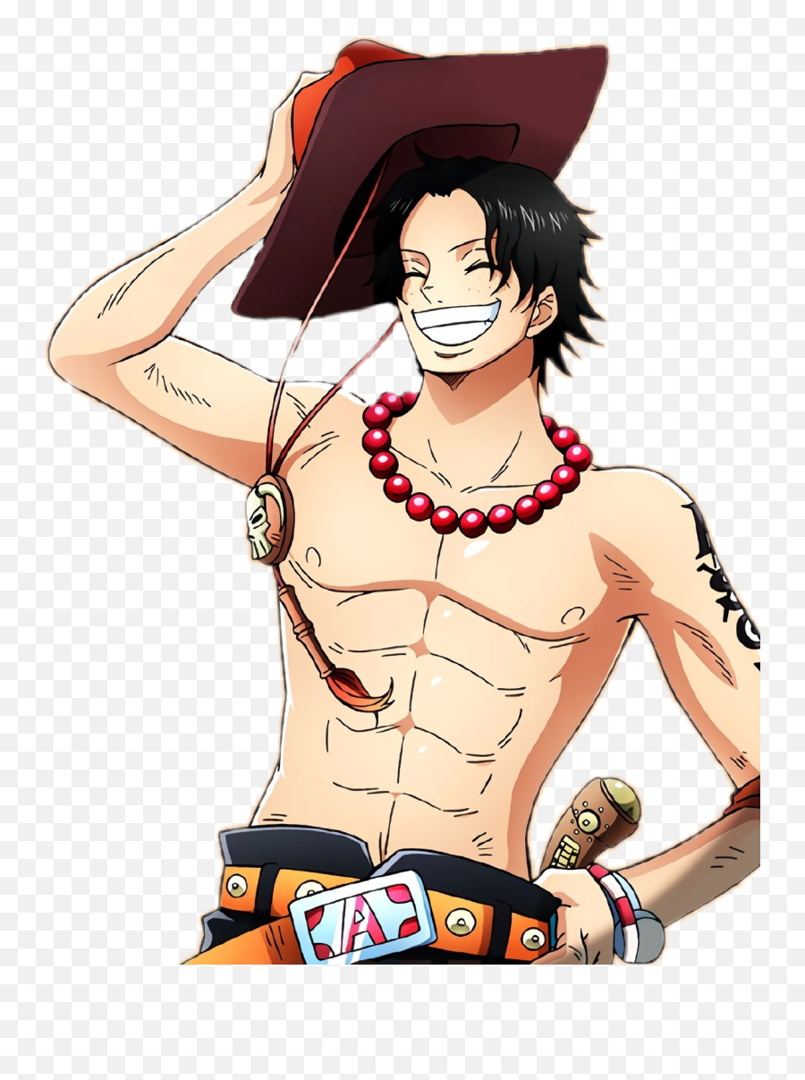 Onepiece Luffy Onepunchman Sticker - Ace Emoji,Muscle Emoji Hat