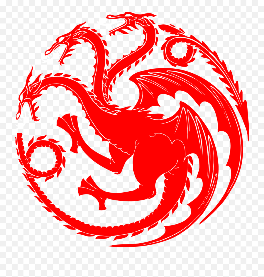 House Targaryen Png - Burnsocial Targaryen Sigil Emoji,Game Of Thrones Emoji Download