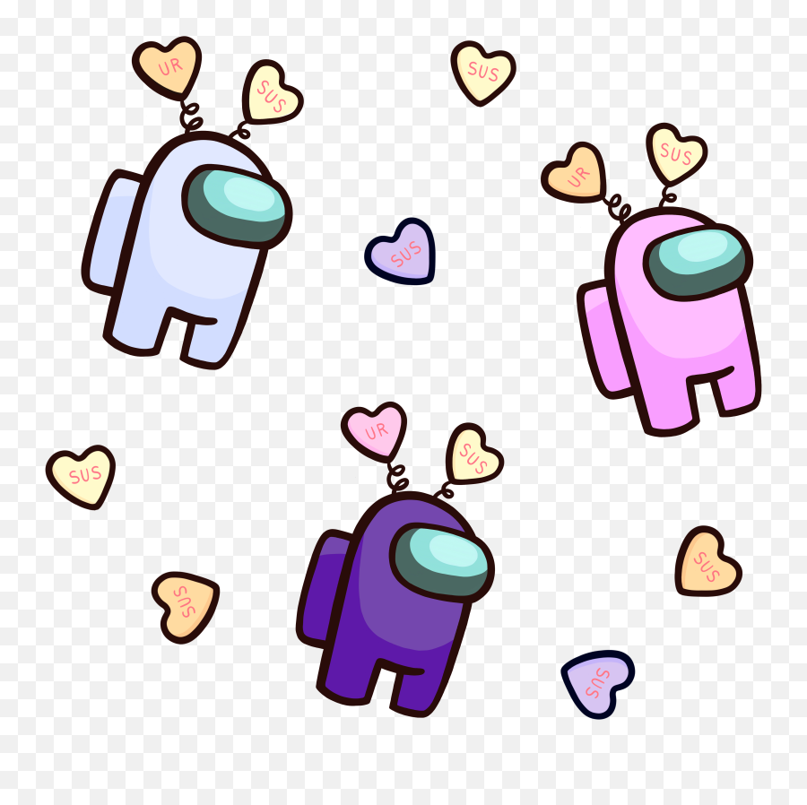 Valentines Wallpaper Iphone - Among Us Valentines Background Emoji,Emoji Valentine Boxes