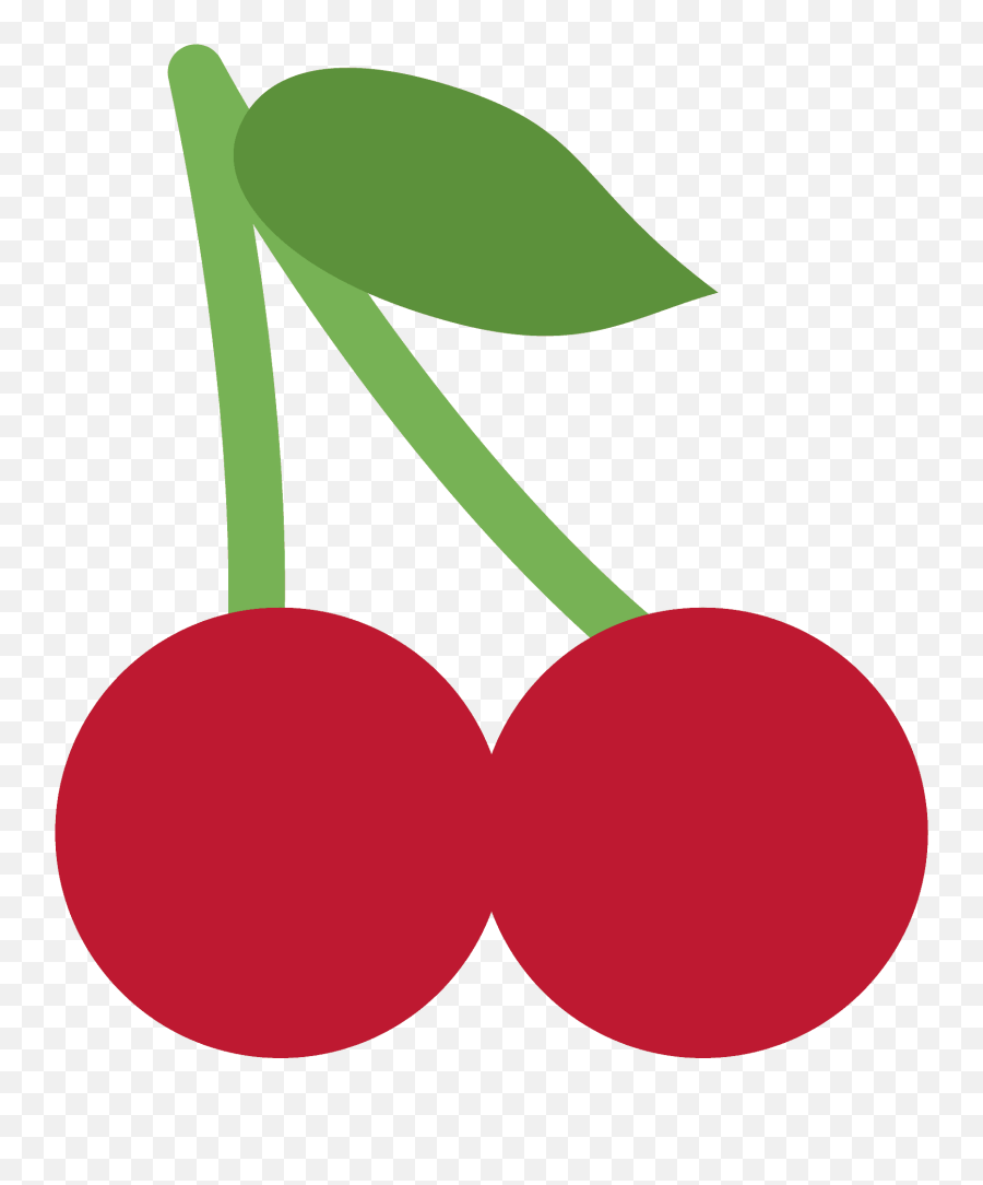 Cherries Emoji Clipart - Twitter Cherry Emoji,Peach Emoji Twitter