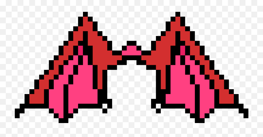 Devil Wings Pixel Art Clipart - Full Size Clipart 5782803 Demon Wings Pixel Art Emoji,Money Flying Away Emoji