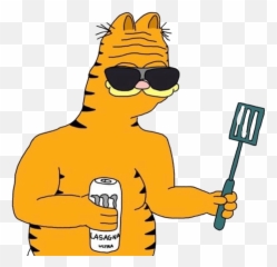 Boomer 4chan Edgy Garfield Sticker - Garfield Boomer Meme Emoji,4chan Emoji