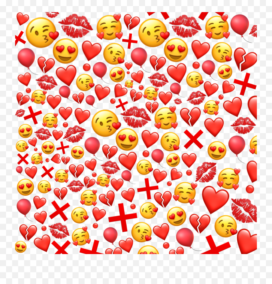 Emoji Fondo Background Red Rojo Sticker By - Fondo De Emojis Png,Emojis Balloons