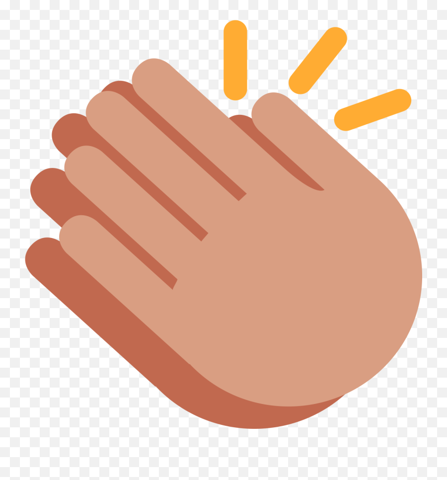 Clap - Clapping Transparent Emoji,Clap Emoji Wikipedia