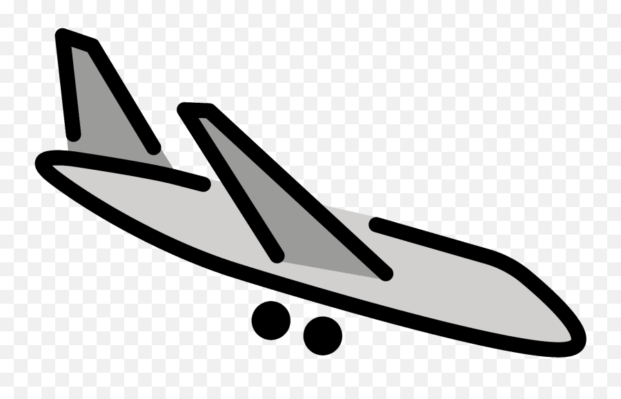 Aterrizando Clipart - Avion Aterrizando Dibujo Facil Emoji,Emoticon De Avion Despegando