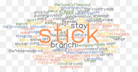 Stick Synonyms And Related Words What Is Another Word For - Dot Emoji,Photography Emotion Cigarette