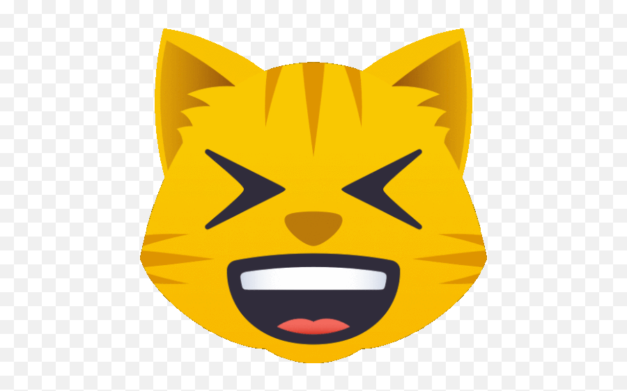 Laughing Cat Gif - Laughing Cat Joypixels Discover U0026 Share Gifs Cat Emoji,Giggling Emoji