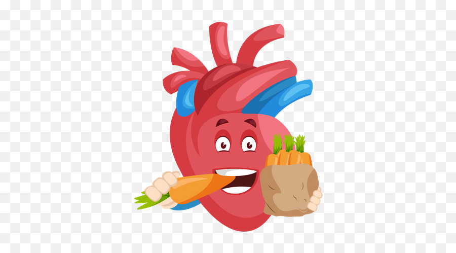 Top 10 Eat Illustrations - Free U0026 Premium Vectors U0026 Images Heart Health Illustrations Emoji,Animated Emoticons Eating Carrotte Cake