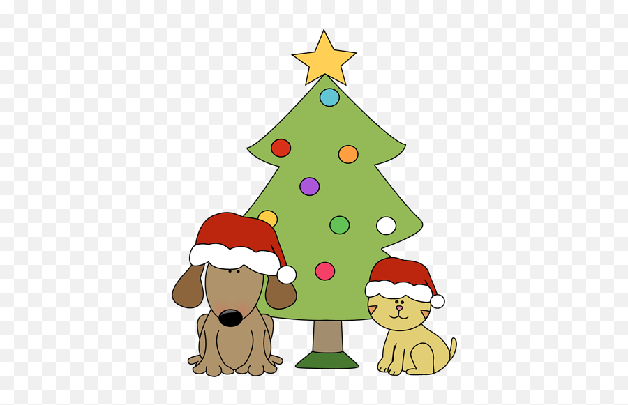 Free Christmas Dog Clipart Download - Kids English Christmas Poem Emoji,Christmas Emoticon Cat