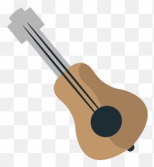 Guitar Emoji Clipart - Solid,Instrument Emoji
