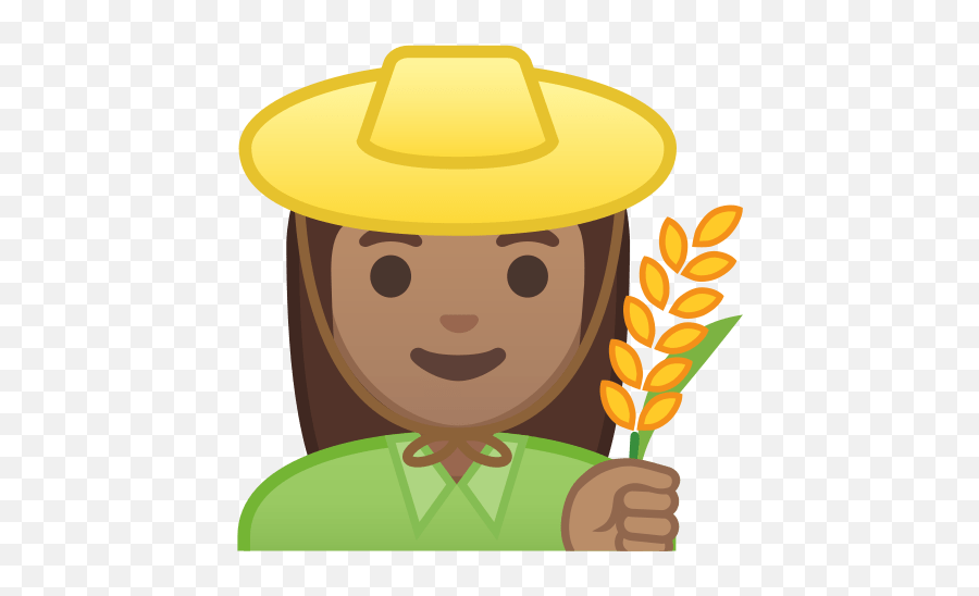 U200d Woman Farmer Emoji With Medium Skin Tone Meaning And - Emoji Fazendeira,Discord Yam Emoji