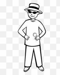 Kids Clipart Sunglasses Kids - Coloring Book Emoji,Emoji Pants For Kids