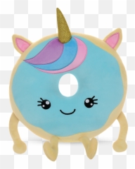 Unicorn Donut Scented Fleece Pillow - Fictional Character Emoji,Iphone Ios 13 Emoji Get Rid Of Unicorns
