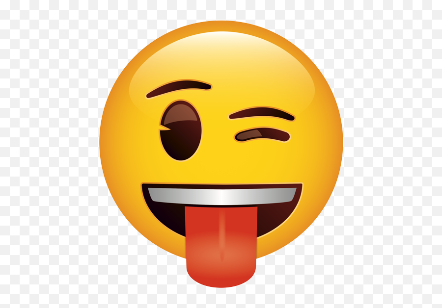 What Does The Winky Face Emoji With Tongue Out Mean - Whatsapp Emoji Images Download,Winking Tounge Emoticon