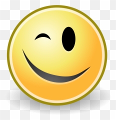 Winking Smiley With A Dark Green Border Free Image Download - Wink Cartoon Emoji,Dark Emoticon