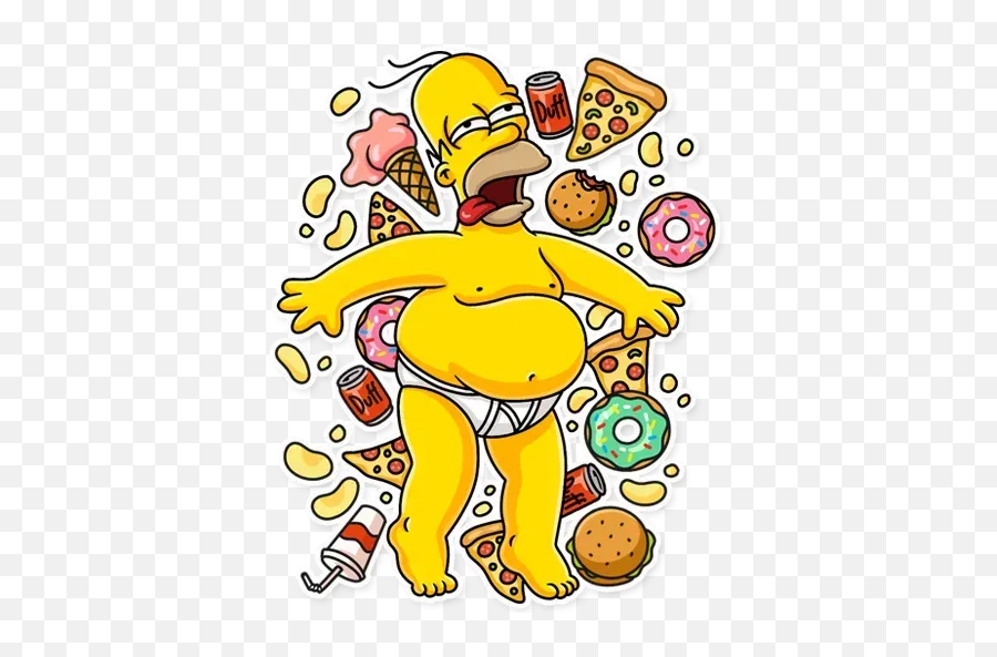 Homer Simpson Whatsapp Stickers - Stickers Whatsapp Homero Simpsons Emoji,Homero Simpson Como Hacer Emoticon