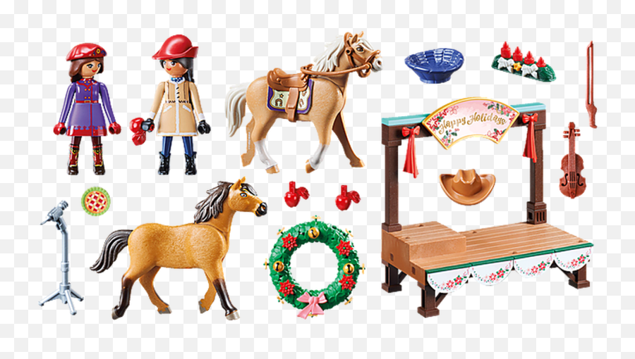 Christmas Concert - Learn U0026 Play Kids Playmobil Christmas Spirit Riding Free A Miradero Christmas Items Emoji,Riding On A Horse Emoji