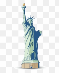 Statue Of Liberty Clip Art - Vector Statue Of Liberty Png Emoji,Liberty Emoji