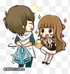 Sweet Couple Whatsapp Stickers - Centillia Stickers Emoji,Fat Couple Emoji