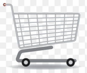Shopping Cart Png Transparent Clipart - Cartoon Shopping Cart Transparent Background Emoji,Trolly Emojis