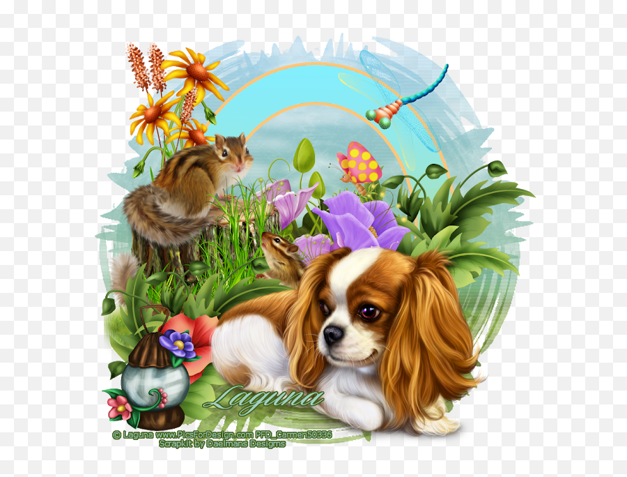 Tags Ct Mcarmen Cavalier King Charles Spanie Spaniel Art Emoji,Emotions Chipmunk