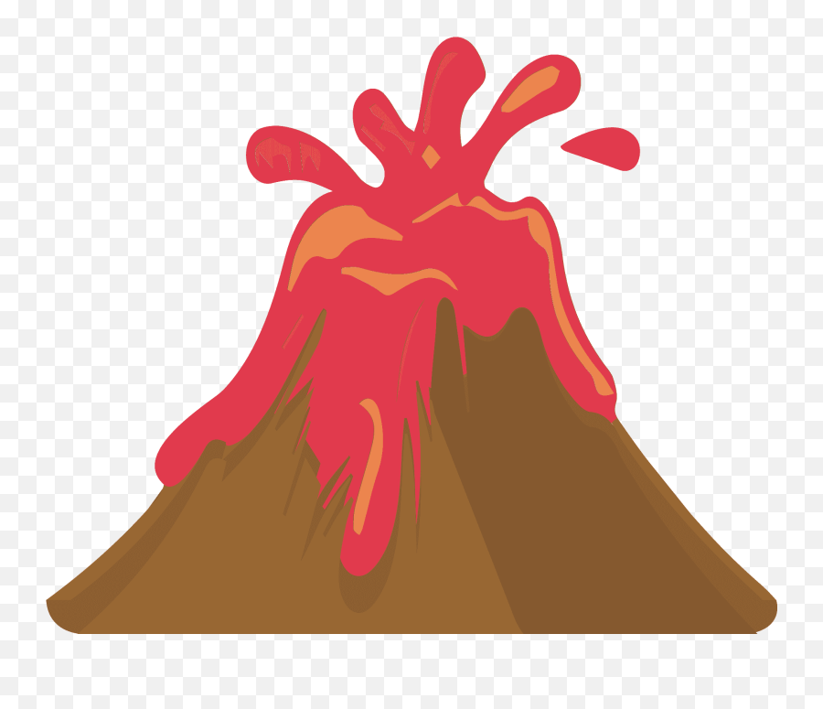 Volcano Emoji Clipart,Volcano Emoji
