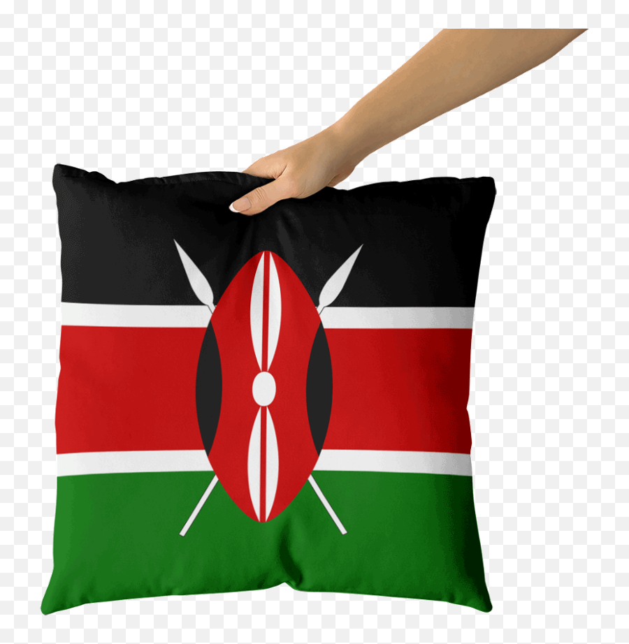 Kenya Throw Pillow Decorative Pillow Cushion Covers Emoji,Canvas Decor Emojis