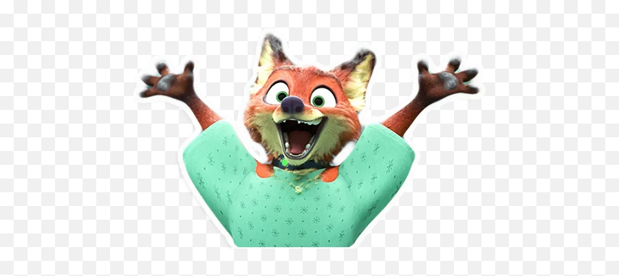 Telegram Sticker From Nickwilde Pack Emoji,Wild Emoji Tongue