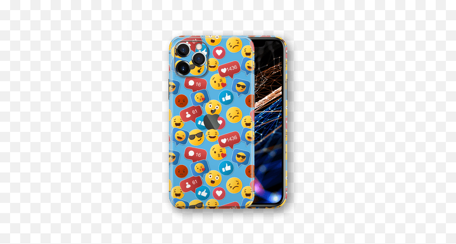 Iphone 11 Pro Skins U0026 Wraps U2013 Tagged Iphone 11 Pro Emoji,What Do The Mad Emojis Look Like Between The Different Phones