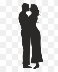 Silhouette Couple Romance Film - Silhouette Png Download Emoji,Standing Person Emoji