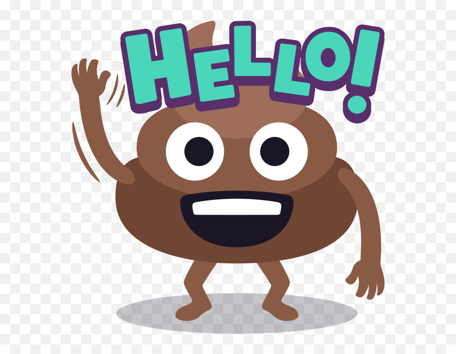 Emoji Poop Hello 11 Oz Ceramic Mug - Happy,Hello Emojis