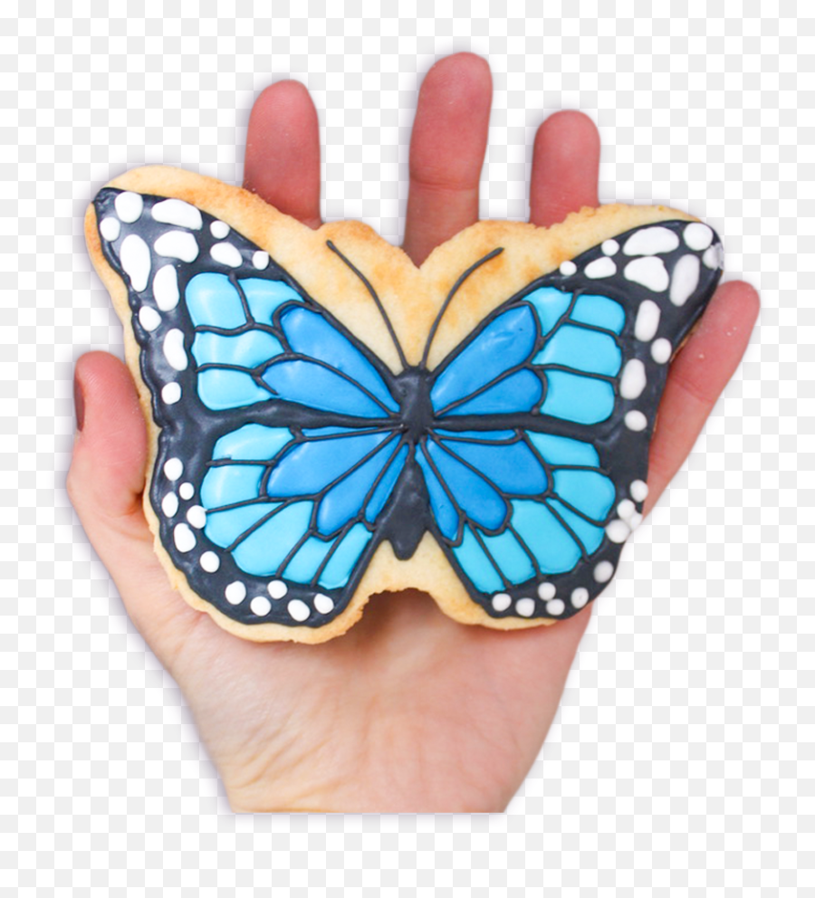 Custom Pick - Acookie Funny Face Bakery Emoji,Blue Butterfly Emoji Mean