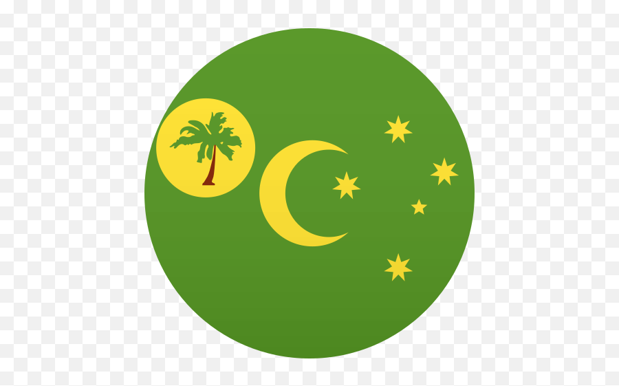 Emoji Flag Cocos Keeling Islands Wprock - Cocos Keeling Islands Flag,Palm Tree Emoji