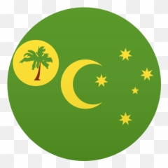 Emoji Flag Cocos Keeling Islands Wprock - Cocos Keeling Islands Flag,Palm Tree Emoji